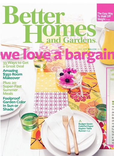 FREE Better Homes and Gardens Magazine 1 Year subscription