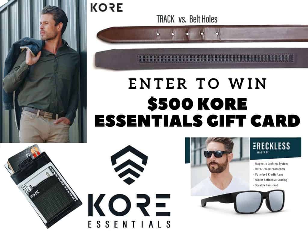 Enter for a chance to win a $500 KORE Essentials gift card #giveaways