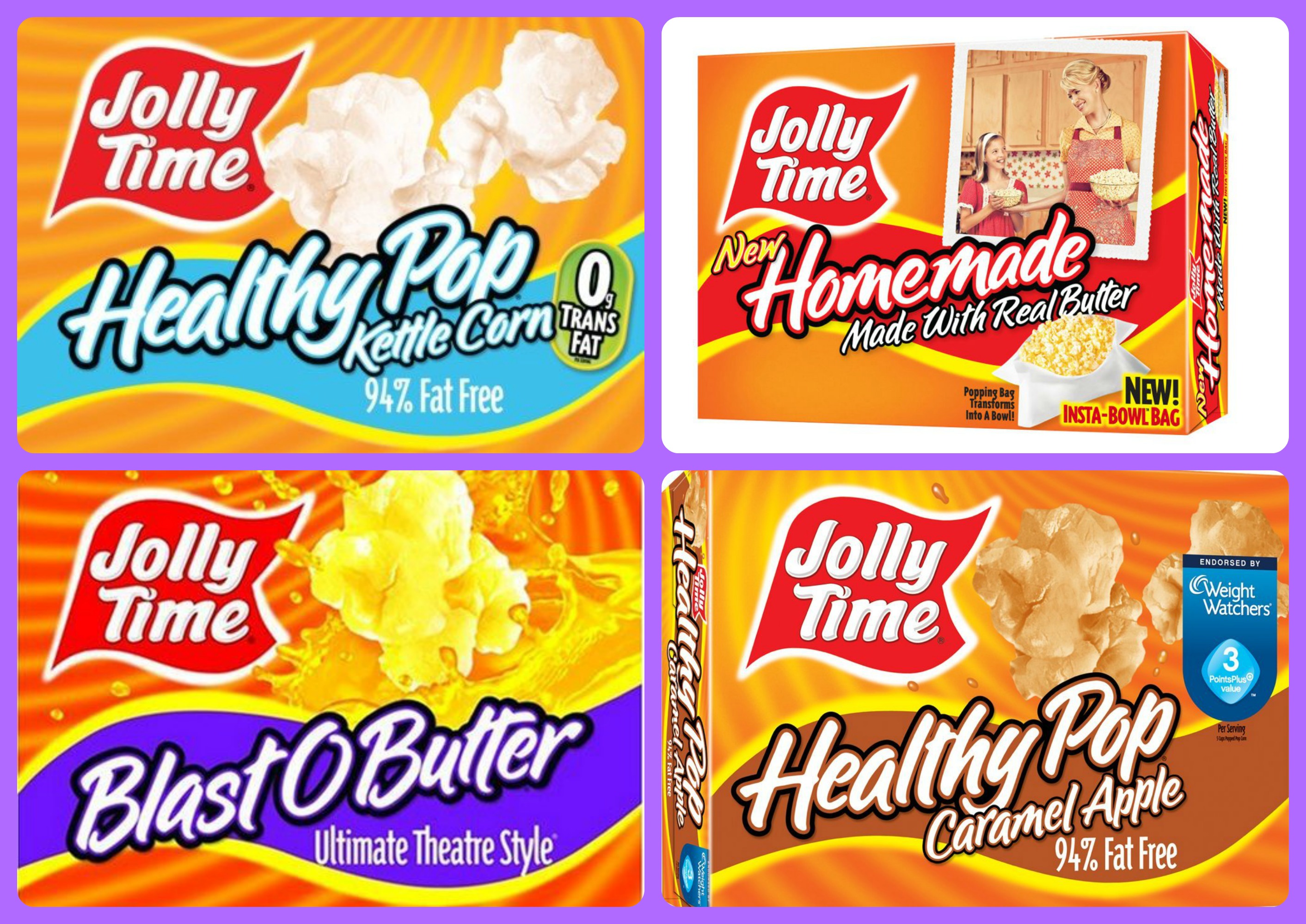 JOLLY TIME Popcorn with Smart Balance Butter:Heart Healthy Snacking